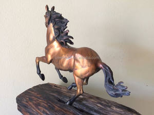 En çok satan bronz at heykel art deco at Feng Shui süs - Product Image 3