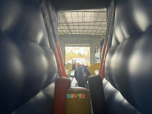 China Fábrica Comercial PVC Gran Carácter <span class=keywords><strong>Bob</strong></span> <span class=keywords><strong>Esponja</strong></span> Inflable Tobogán <span class=keywords><strong>Bob</strong></span> <span class=keywords><strong>Esponja</strong></span> Inflable Patio de juegos inflable con obstáculo para niños - Product Image 5