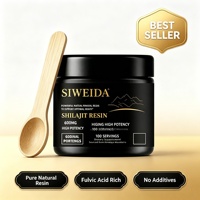 SIWEIDA Résine de Shilajit Himalaya Pur 600mg Acide Fulvique Énergie Immunité 100 Portions Complément Herbal OEM ODM Gros
