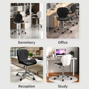 Taburete Alto Giratorio con Respaldo y sin Brazos para Barbería, Caja o Recepción - Product Image 3