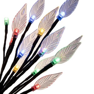 Lampes solaires de jardin, guirlande lumineuse LED en forme de branche d'arbre, étanche, décoration extérieure pour cour, pelouse, patio - Product Image 5