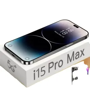 Venta al por mayor Original Clone I15 Pro Max Celular Android Smartphone 5g I 512GB 256GB Teléfono Móvil Para i15 Pro Max
