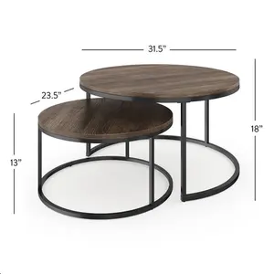 Lift Top Nesting Rotating Glass Black And Gold Coffee Table High Gloss Stainless Art Furniture Round Coffee Nest Corner Table