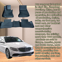 Convient pour 2019 + Mercedes Benz C200 avec des tapis de voiture de protection tous temps