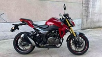 Motocyclette à essence Haojue DR300 300cc bicylindre refroidie par eau EFI d'occasion