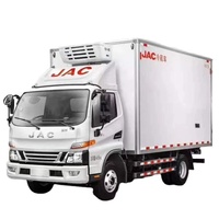 Camion réfrigéré de petit congélateur de nourriture, camion de crème glacée Diesel de JAC chinois au ghana