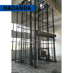 1- 5 Tấn Lift 3- 20 M Dễ Dàng Lắp Ráp Kho Nhà Máy Ổn Định Tải Cargo Lift Thủy Lực Khung Thép Hàng Hóa Lift - Product Image 4