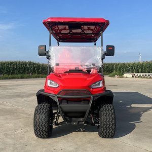 Vendita calda 6 posti <span class=keywords><strong>Golf</strong></span> Cart elettrico fuoristrada. Camping Vehicle Outdoor. City Station Wagon. Dotato di sedile ribaltabile a motore da 7.5KW - Product Image 2