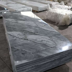 Mermer Pvc Panel Pvc Uv duvar paneli kapalı dekoratif mermer su geçirmez ve kalıp geçirmez hafif Pvc mermer - Product Image 1