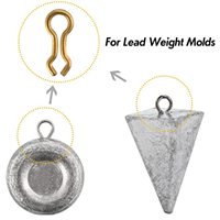 TOPIND 1000 pièces/sac Œillets pour leurres de pêche DIY, anneaux en laiton en forme de 8