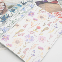 Pas cher bricolage autocollants impression entreprise taille privée cahier scrapbook réutilisable autocollant livre blanc