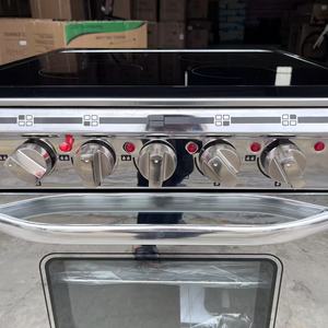 Cucina Elettrica Indipendente a 4 Fuochi con Forno Elettrico, Corpo in Acciaio Inox, 600mm, 220V, 50/60HZ - Product Image 2