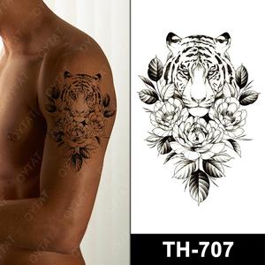 <span class=keywords><strong>Tatouage</strong></span> temporaire <span class=keywords><strong>de</strong></span> <span class=keywords><strong>tigre</strong></span> Tribal, modèle à la mode, meilleure vente - Product Image 2