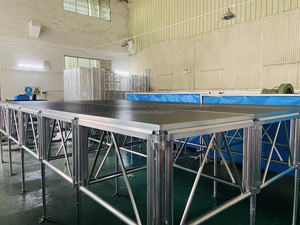 Giai đoạn lắp ráp Hợp kim nhôm với chiều cao có thể điều chỉnh cho nền tảng sân khấu tiệc cưới hiệu suất - Product Image 5