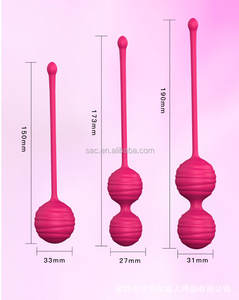 Frauen 12-Gang-Fernbedienung Wireless Vib rating Jumping Egg Vibrator Sexspielzeug Mit 3 Stück Kegel Vagina Hantel Ball Set - Product Image 6