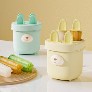 Moldes para Helados Reutilizables, Libres de BPA, de 4 Piezas, Diseño de Fácil Desmolde, para Preparar Helados Caseros - Product Image 3