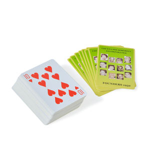 OEM buen precio logotipo personalizado CMYK impreso publicidad juego de póquer <span class=keywords><strong>Spider</strong></span> Solitaire papel promocional naipes con caja - Product Image 3