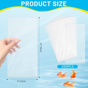 Sac à soufflets latéraux en PE thermoscellable, recyclable, personnalisable, imprimé offset, pour le transport de poissons vivants, usage industriel et expédition d'aquariums - Product Image 2