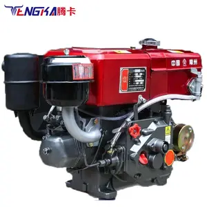 Bertenaga 10HP pertanian mesin Diesel silinder tunggal ZH1115