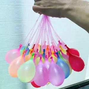 Wieder verwendbare Wasserball ons Wasserball Latex ballons Farbe gewöhnlichen Standard 3 Zoll Globos de Agua