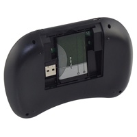 I8 Keyboard nirkabel Mini Fly Air Mouse Touchpad untuk Android TV pintar kotak PC RGB Backlight Li barery