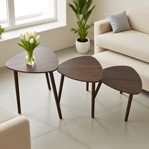 <span class=keywords><strong>Tavolino</strong></span> da Caffè Moderno Minimalista <span class=keywords><strong>con</strong></span> Struttura in Metallo e Piano in Legno <span class=keywords><strong>con</strong></span> Vano Portaoggetti per Soggiorno, Set di Arredamento per la Casa - Product Image 5