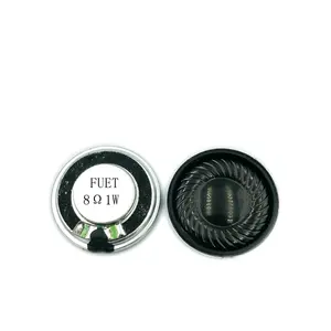 Alto-falante de mylar de 20mm, de diâmetro de alta qualidade, alto-falante pequeno 8ohm 1w, fone de ouvido fino