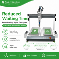 Distributeur automatique de colle CNC à 4 axes certifié CE, double axe Y, pour PCB, résine époxy UV et adhésif thermofusible