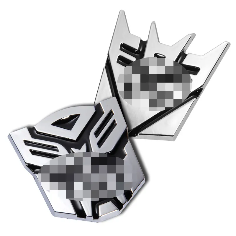 Factory Customized Design 3D Badge Plastic Decoration Transformers Sticker Car Logo Emblem