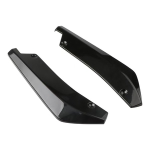 Jupes latérales arrière en fibre de carbone pour kit carrosserie de voiture, style luxe, fixation par vis, protections - Product Image 2