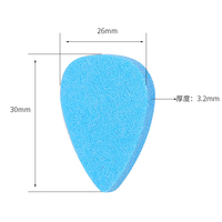 Pilihan Pick Ukulele dari Wol Felt, Tebal 3.2mm, Lembut, Memberikan Nada Bass, untuk Bermain Uke, Pasokan Pabrik