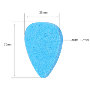 Púas de fieltro de lana para ukelele, suministro de fábrica, 3.2mm de grosor, suaves, para bajo, para tocar ukelele - Product Image 3