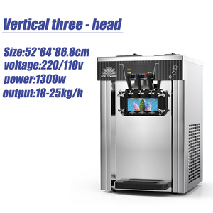 Thương mại chất lượng cao 3 hương vị mềm phục vụ Ice Cream Maker hiệu quả 220V Ice Cream Making <span class=keywords><strong>Machine</strong></span> cho Ice Cream cửa hàng cho sữa - Product Image 4