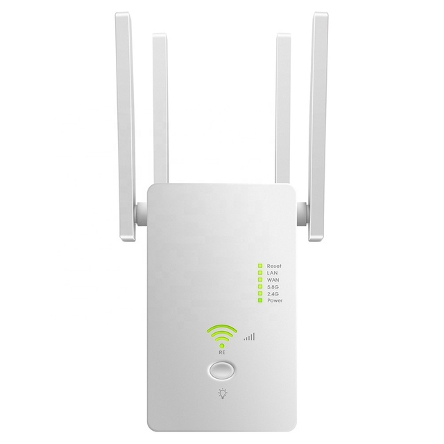 Hot sell AP Network Signal Amplifier AC1200M Repeater 2.4 G & 5.8 G Wireless Wifi Router Through The Wall