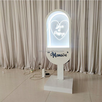 Furun Vente en gros de lampes personnalisées en métal, cabine téléphonique, support de livre d'or, accessoires de décoration pour mariage, fête, événement
