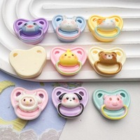 100 pièces de cabochons en résine à dos plat, motifs poissons de dessin animé Kawaii, pour embellissement de scrapbooking, accessoires de coiffure et breloques pour slime