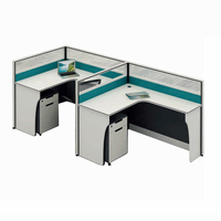 Table de bureau cubique modulaire bureau cloison d'employé poste de travail mobile Qatar poste de travail zéro gravité en L T