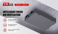 Système de ventilation E-VIPO ERV Économie d'énergie Filtration Air frais Récupérateur de chaleur HRV Machine Système de récupération de chaleur automatique sain