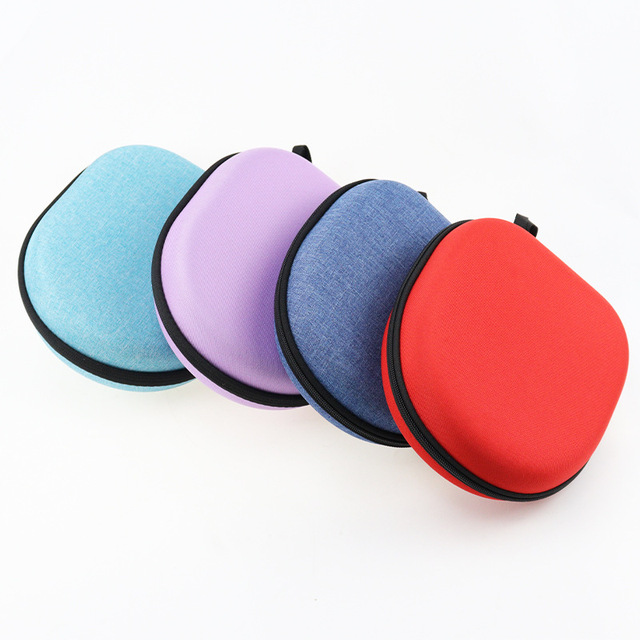 Classic Tools Headphone & Headset Pouch Shockproof Earphone Storage Case with Durable Large Capacity for Travel-Black