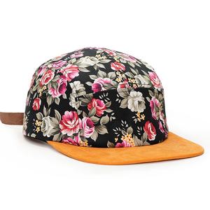 Gorras de Campamento Personalizadas de 5 Paneles, Impresión en Algodón con Visera de Gamuza, Gorra Desestructurada - Product Image 3