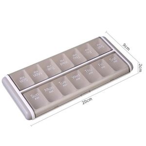 กล่องใส่ยาสีชมพู กล่องยา 14 วัน - Product Image 1