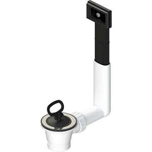 Desagüe de PVC para fregaderos de acero inoxidable con desbordamiento 1 \ "1/2-Ø 70 \" Desagües de PVC - Product Image 1