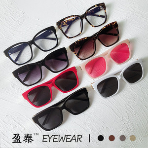 Yingtai Eyewear Double B <b>Square</b> <b>Frame</b> Sunglasses UV400 Protection Women's Fashion Sun Glasses - Product Image 2