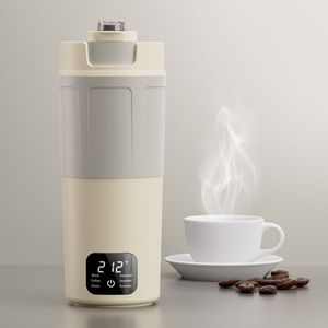 Hervidor Eléctrico USB, Taza Térmica, Calentador de Bebidas, Plegable, Portátil, Metálico, 400W, Recargable, para el Hogar - Product Image 1