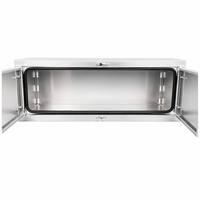 Boîte à outils latérale pour camion en aluminium robuste avec serrure 60 x 18 x 18 pouces - Coffre de rangement pour camionnette tout-terrain/remorque étanche