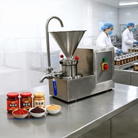 Machine d'extraction automatique de beurre de cacahuète et de cacao, moulin colloïdal à noix pour sauces lisses, haute qualité, 50-700 kg/h