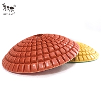 LITTLE ANT Lot de 100 mm de disques de polissage diamantés, outil de meulage à eau pour pierres concaves et convexes, pour granit et marbre