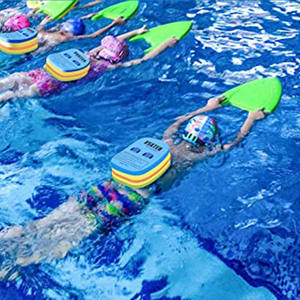 बच्चों गर्म फिटनेस वाटरप्रूफ स्विमिंग किक बोर्ड फ्लोटिंग एवा फोम बोर्ड समायोज्य बैक फ्लोट - Product Image 5