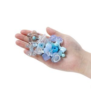 Acrylic <b>Mixed</b> Beads 4mm Scattered Beads For DIY Jewelry Making Handmade Accessories Colorful Loose Beads <b>Box</b> - Product Image 2