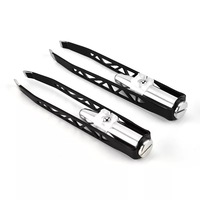 Brushed Stainless Steel Anti-Slip Grip Magnifier LED Light Eyebrow Hair Removal Plucking Tweezers